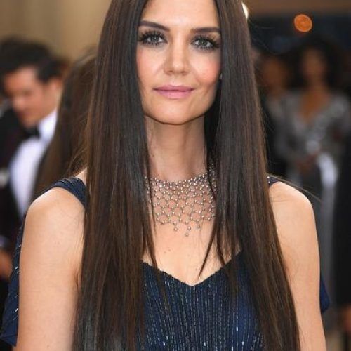 Katie Holmes Long Hairstyles (Photo 1 of 15)