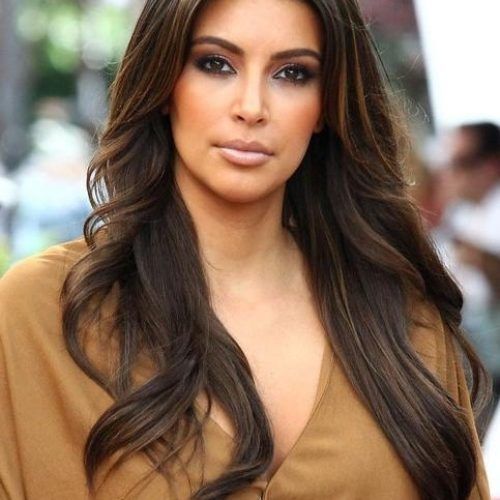 Long Hairstyles Kim Kardashian (Photo 2 of 15)