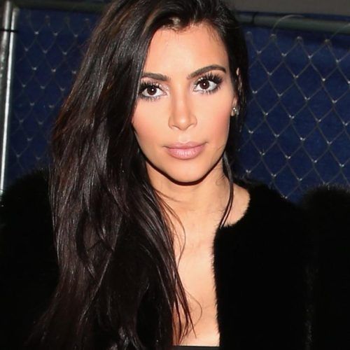 Long Hairstyles Kim Kardashian (Photo 3 of 15)