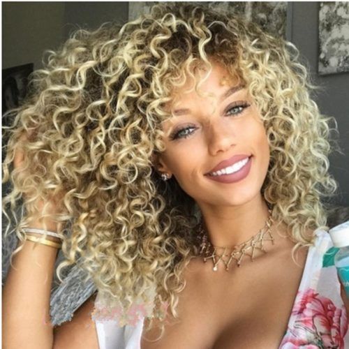 Ash Blonde Short Curls Hairstyles (Photo 17 of 20)