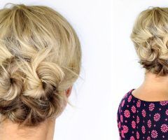15 Photos Quick Easy Short Updo Hairstyles