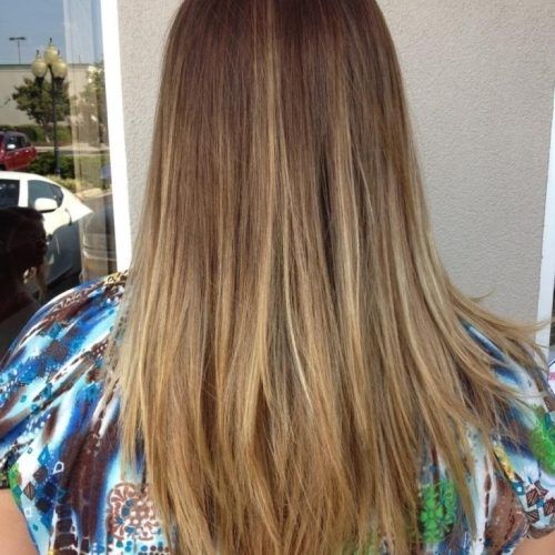 Straight Sandy Blonde Layers (Photo 4 of 20)
