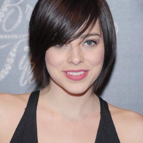 Short Haircuts With Side Swept Bangs (Photo 20 of 20)