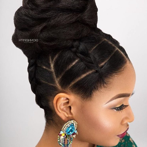 African American Braided Bun Hairstyles (Photo 15 of 15)