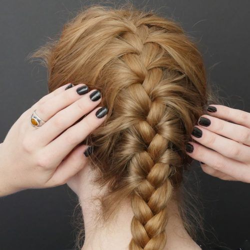 Asymmetrical French Braided Hairstyles (Photo 17 of 20)