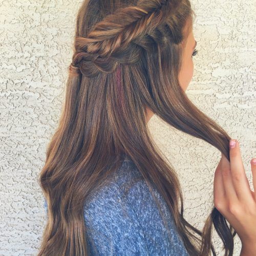 Braid And Curls Hairstyles (Photo 13 of 15)