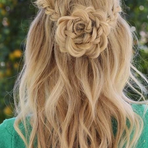 Double Rose Braids Hairstyles (Photo 4 of 20)