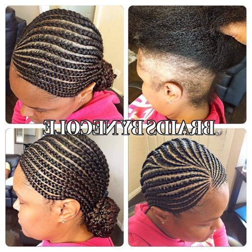 Braided Hairstyles Cover Bald Edges (Photo 7 of 15)