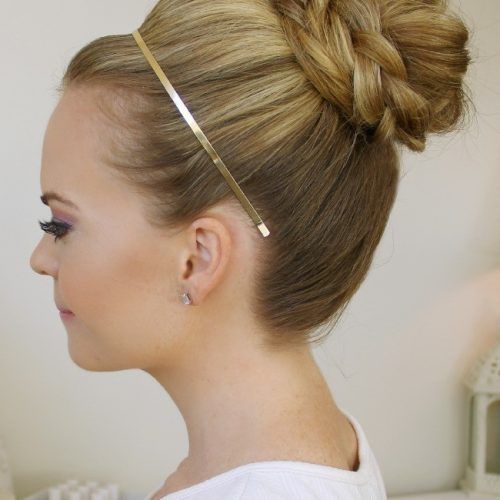 Braided Top Knot Hairstyles (Photo 4 of 20)