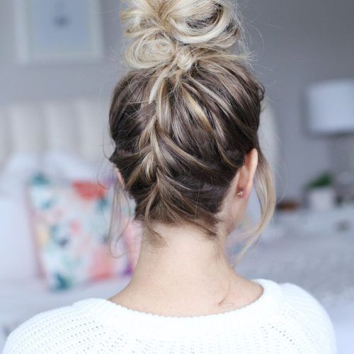 Braided Topknot Hairstyles (Photo 6 of 20)