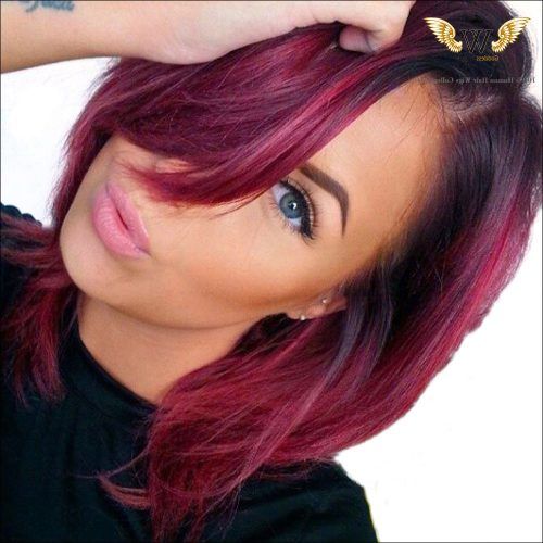 Burgundy Bob Hairstyles With Long Layers (Photo 11 of 20)