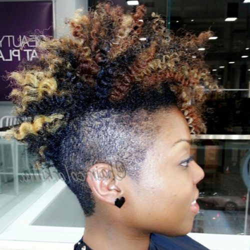 Color-Treated Mohawk Hairstyles (Photo 1 of 20)
