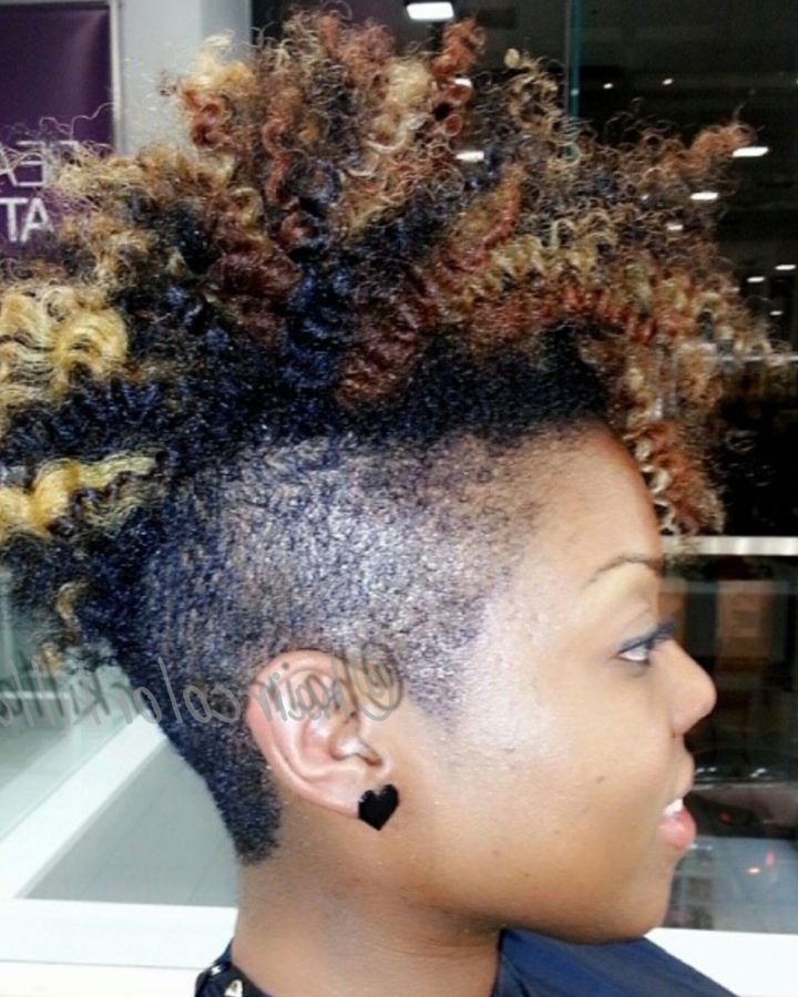 20 Photos Color-treated Mohawk Hairstyles
