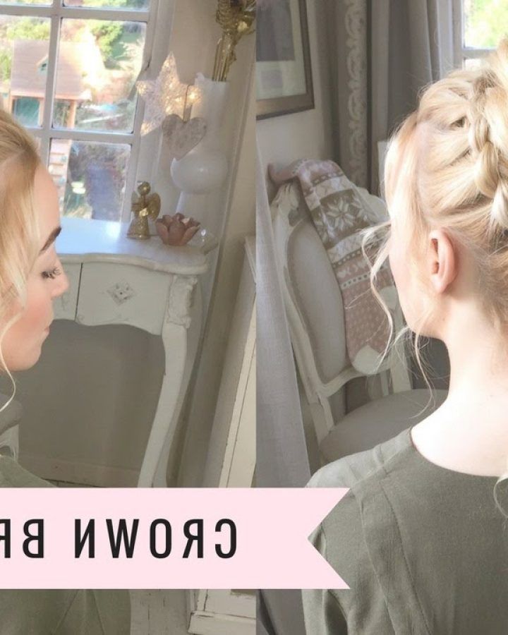20 Inspirations Crown Braid Updo Hairstyles