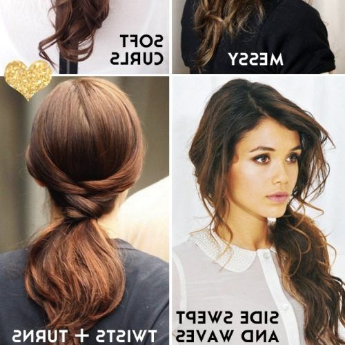 Curled-Up Messy Ponytail Hairstyles (Photo 1 of 20)
