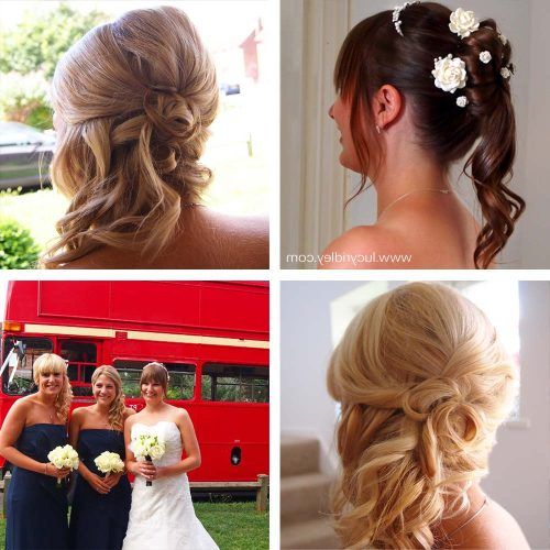 Curls Clipped To The Side Bridal Hairstyles (Photo 2 of 20)