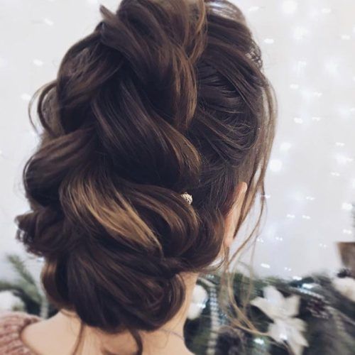 Destructed Messy Curly Bun Hairstyles For Wedding (Photo 4 of 20)