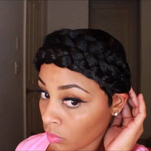 Faux Halo Braided Hairstyles For Short Hair (Photo 2 of 20)