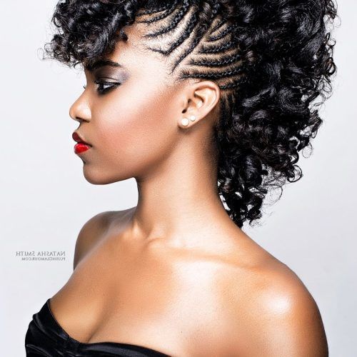 Feminine Curls With Mohawk Haircuts (Photo 11 of 20)