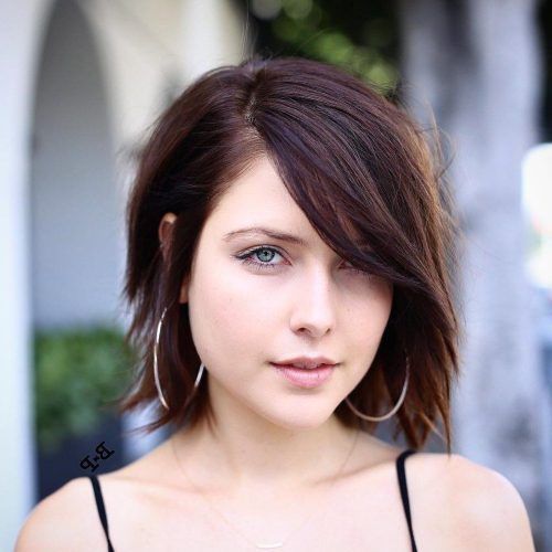 Fun Choppy Bob Hairstyles With A Deep Side Part (Photo 8 of 20)