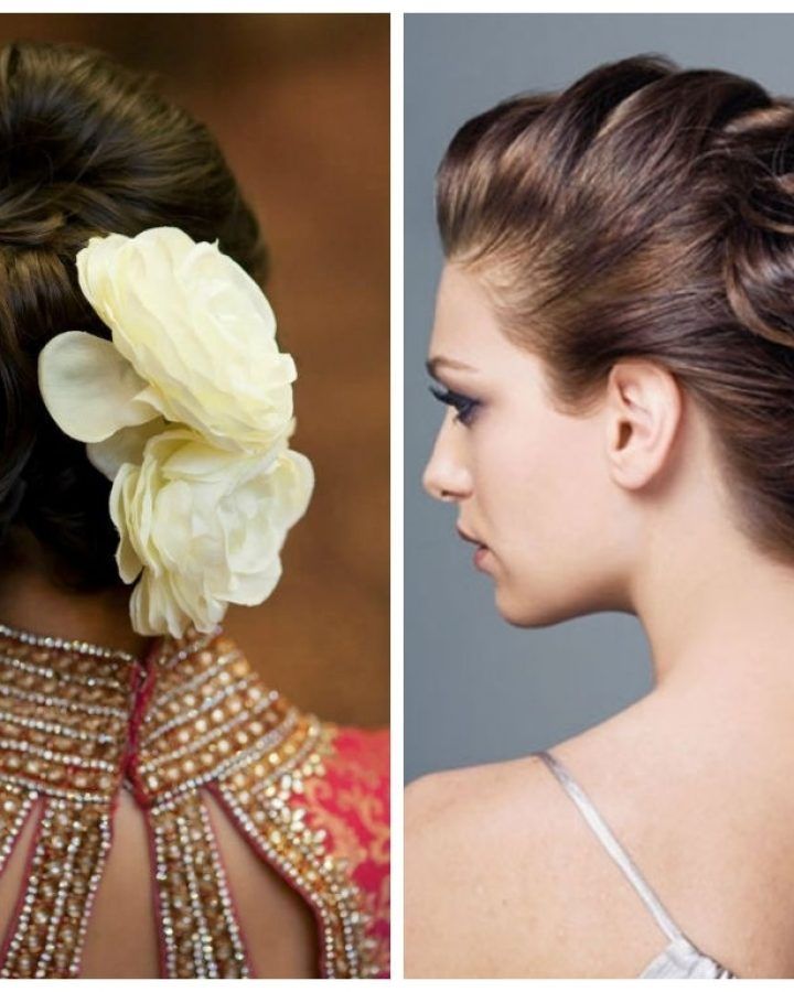 15 Collection of Indian Bridal Hairstyles for Shoulder Length Hair