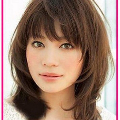 Medium Hairstyles With Bangs (Photo 17 of 20)