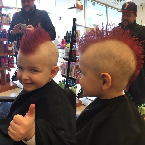 Hot Red Mohawk Hairstyles (Photo 20 of 20)