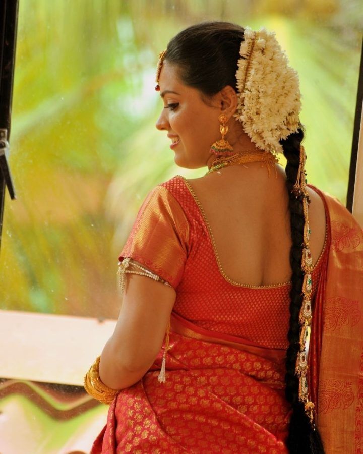 15 Best Collection of Kerala Wedding Hairstyles for Long Hair