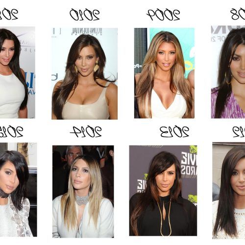 Kim Kardashian Medium Haircuts (Photo 7 of 20)