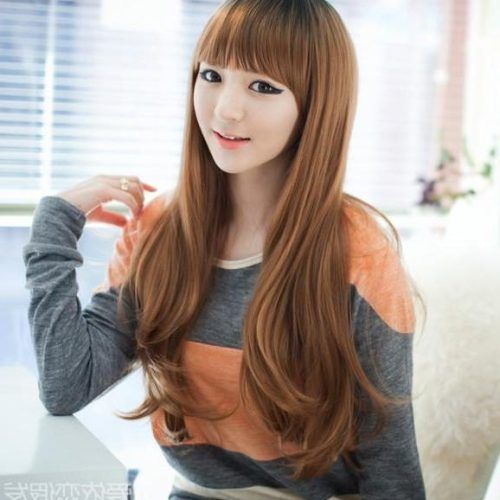 Korean Long Hairstyles For Round Faces (Photo 11 of 15)