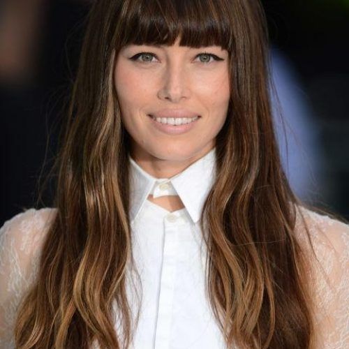 Long Hairstyles With Straight Bangs (Photo 9 of 20)