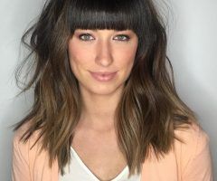 20 Best Collection of Medium Hairstyles with Short Bangs