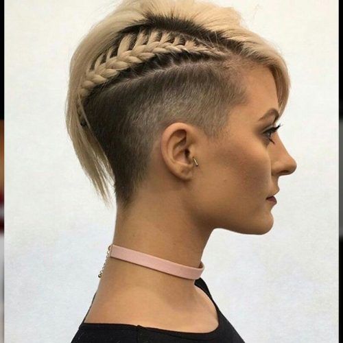 Mohawk Hairstyles With An Undershave For Girls (Photo 6 of 20)
