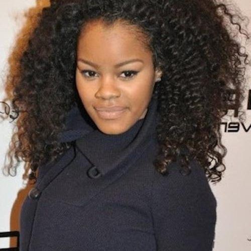Natural Long Hairstyles For Black Women (Photo 5 of 15)