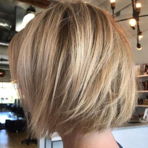 One Length Short Blonde Bob Hairstyles (Photo 2 of 20)