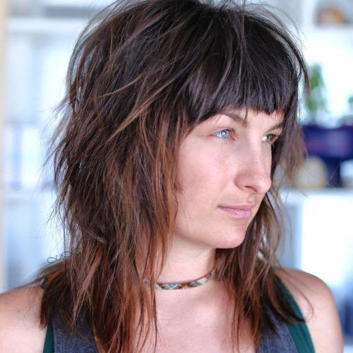 Perfect Bangs And Wild Layers Hairstyles (Photo 4 of 20)