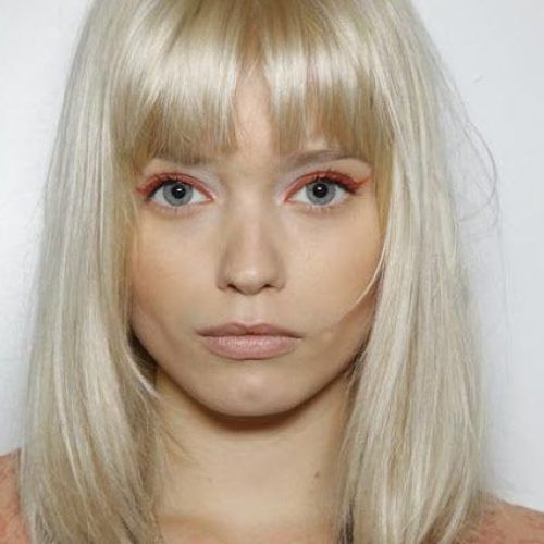 Platinum Blonde Pixie Hairstyles With Long Bangs (Photo 14 of 20)