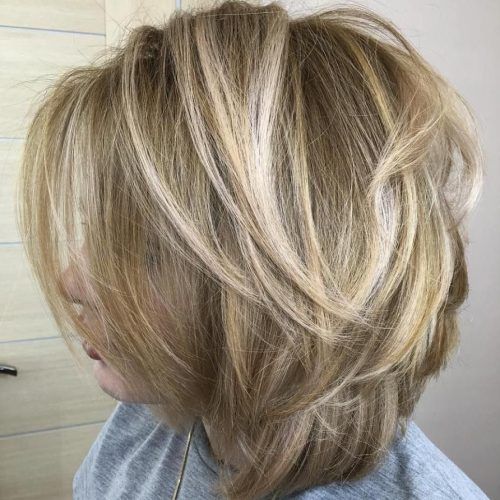 Shaggy Highlighted Blonde Bob Hairstyles (Photo 15 of 20)