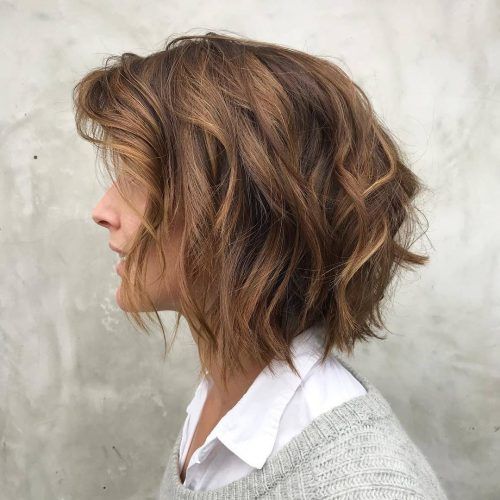 Short Layered Bob Hairstyles With Feathered Bangs (Photo 7 of 20)
