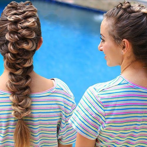 Side Swept Carousel Braided Hairstyles (Photo 12 of 20)