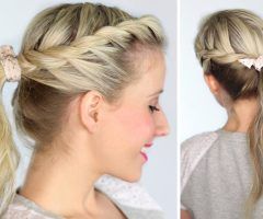 20 Best Collection of Tangled and Twisted Ponytail Hairstyles