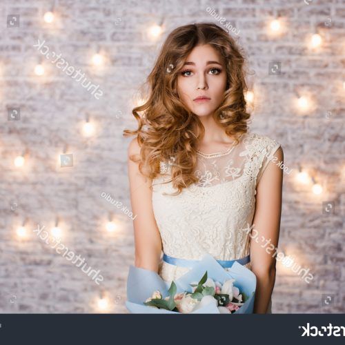 Tender Shapely Curls Hairstyles For A Romantic Wedding Look (Photo 15 of 20)