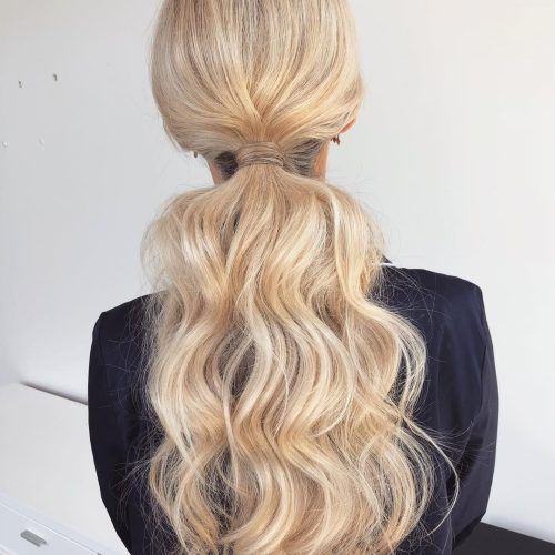 Textured Ponytail Hairstyles (Photo 9 of 20)