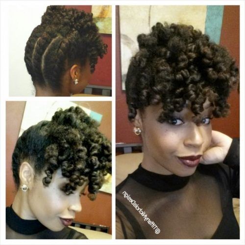 Natural Updo Cornrow Hairstyles (Photo 9 of 15)