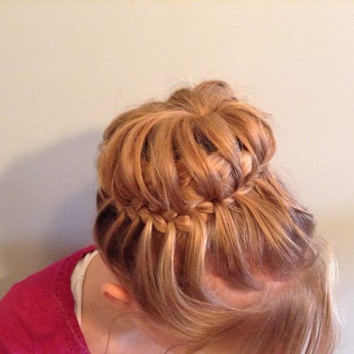 Two French Braid Hairstyles With A Sock Bun (Photo 14 of 15)