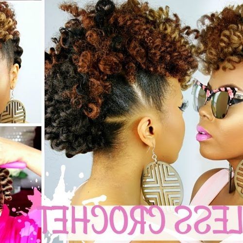 Two-Tone High Ponytail Hairstyles With A Fauxhawk (Photo 4 of 20)
