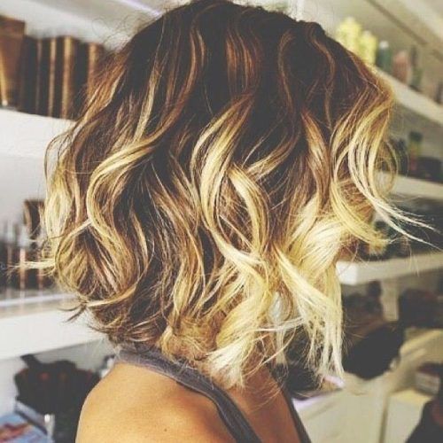 Waves Haircuts With Blonde Ombre (Photo 17 of 20)