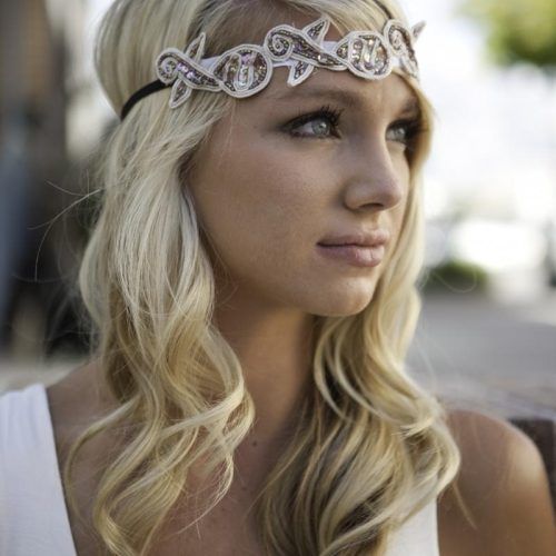 Wedding Hairstyles Down With Headband (Photo 5 of 15)