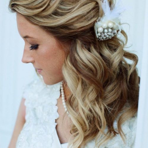 Wedding Hairstyles For Medium Length Hair With Veil (Photo 4 of 15)