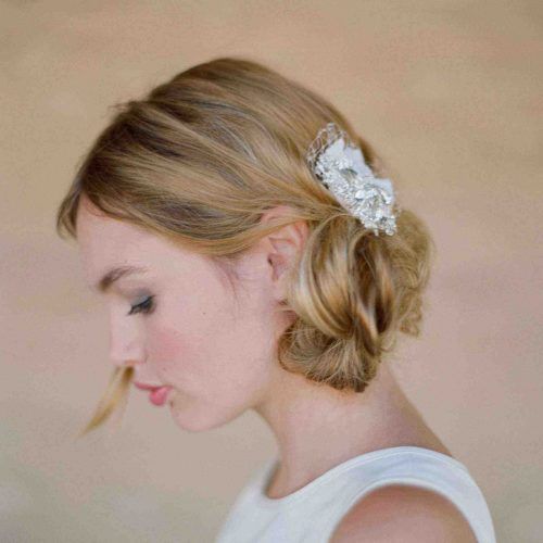 Wedding Hairstyles For Short Hair With Bangs (Photo 14 of 15)